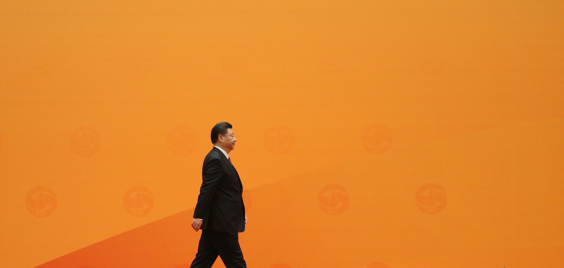 Chinese President Xi Jinping prepares to speak during a May 2017 Belt and Road Initiative forum at the Great Hall of the People in Beijing.