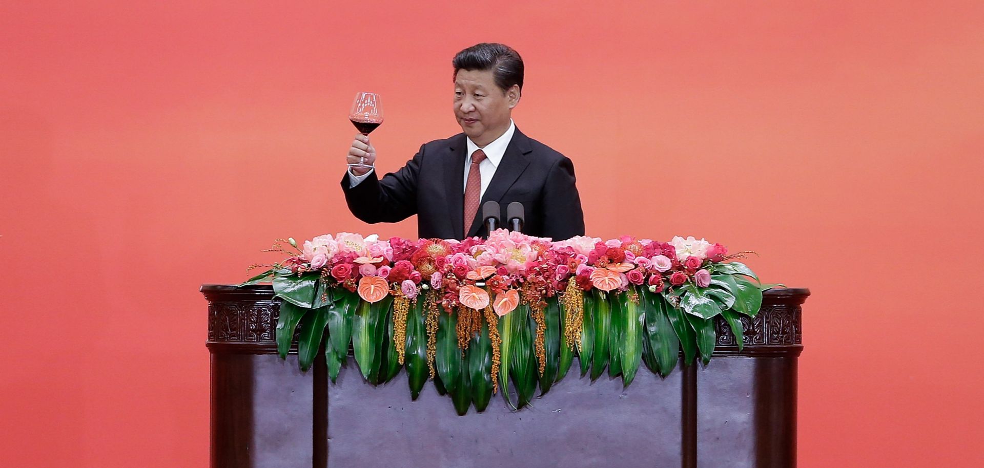 Chinese President Xi Jinping delivers a speech in September, 2015.