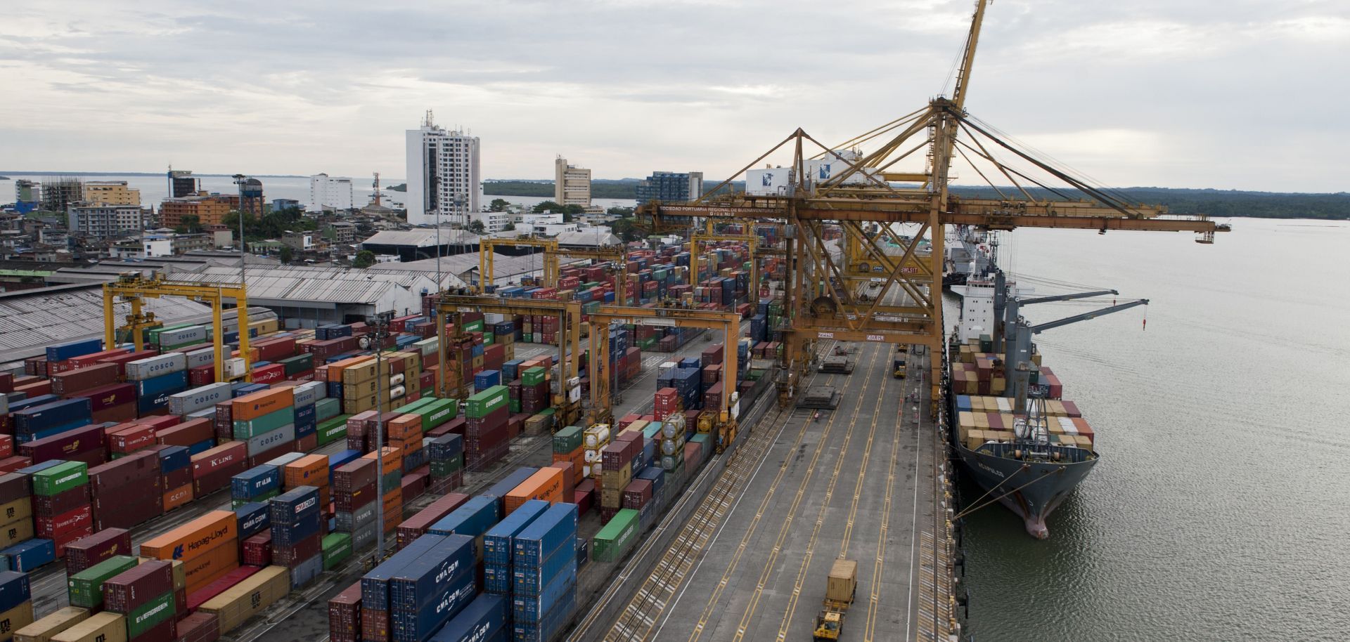 A March 2014 view of Buenaventura, Colombia's main seaport on the Pacific coast.