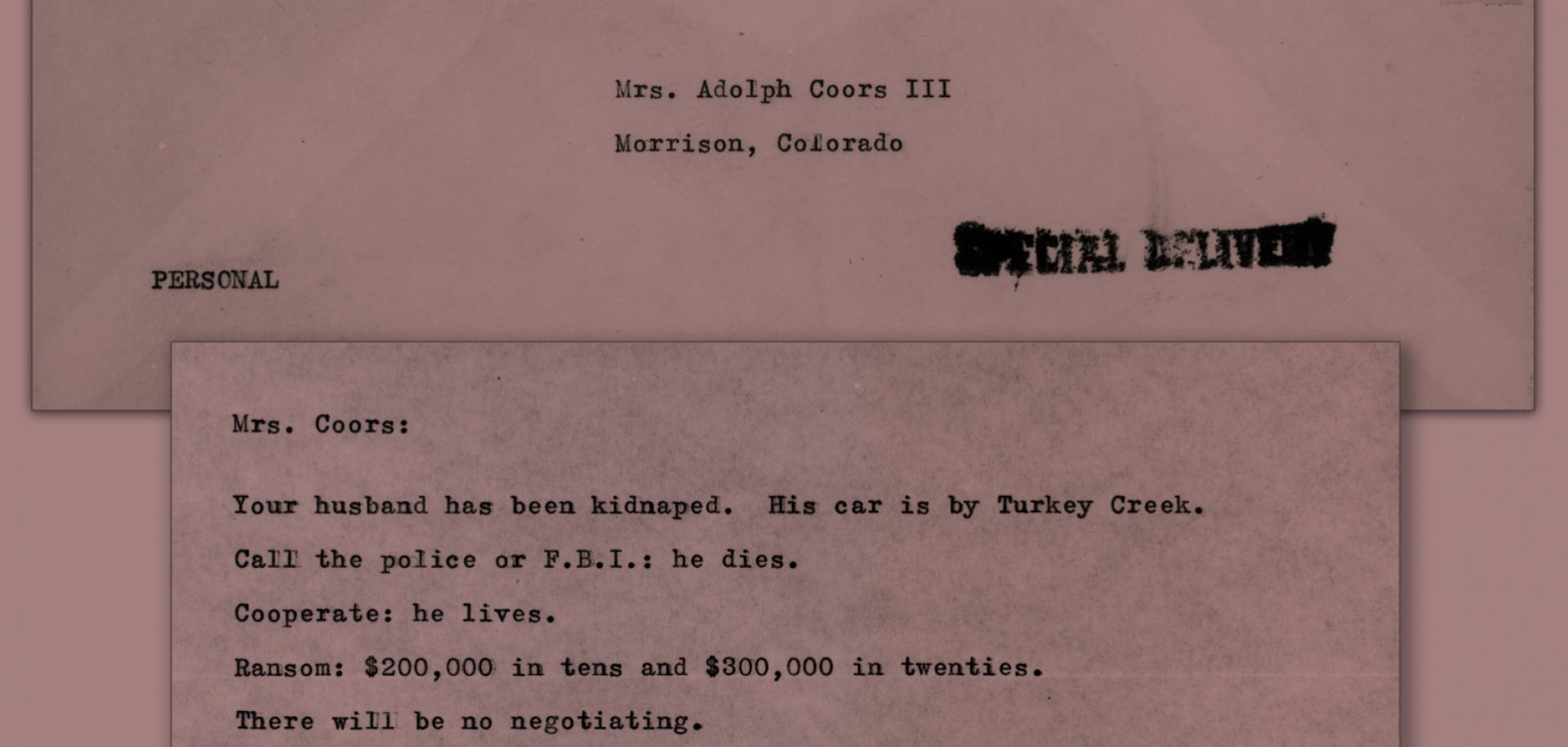 Joseph Corbett killed Adolph Coors III in 1960 during a botched kidnapping for ransom.