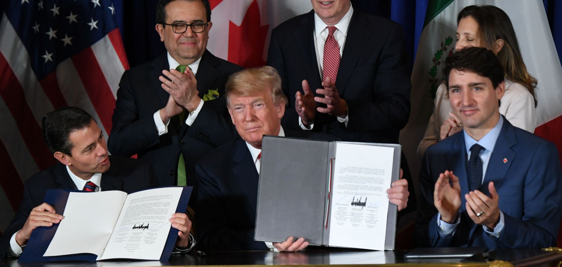 north american free trade agreement signing