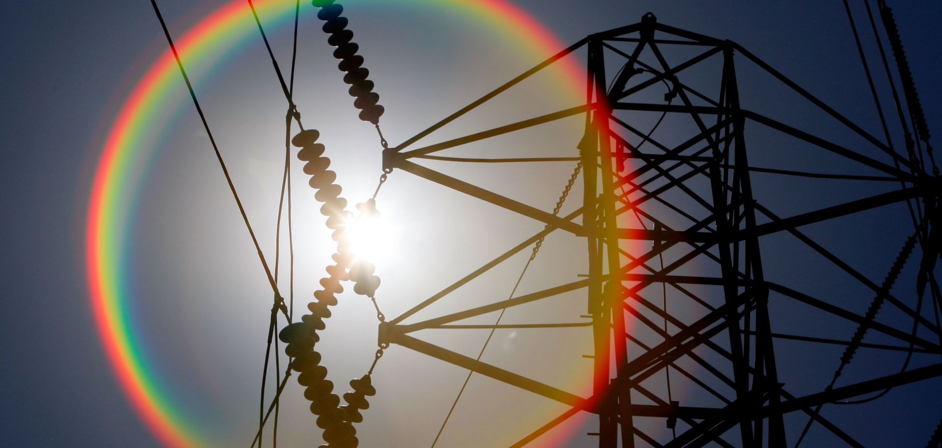 Electrical towers in San Francisco in 2007, when high temperatures caused power shortages.