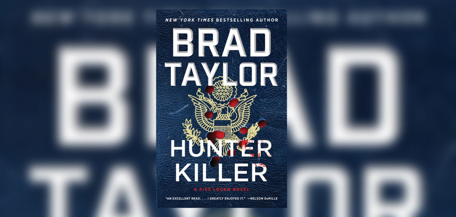 The cover of the book "Hunter Killer" by author Brad Taylor. 