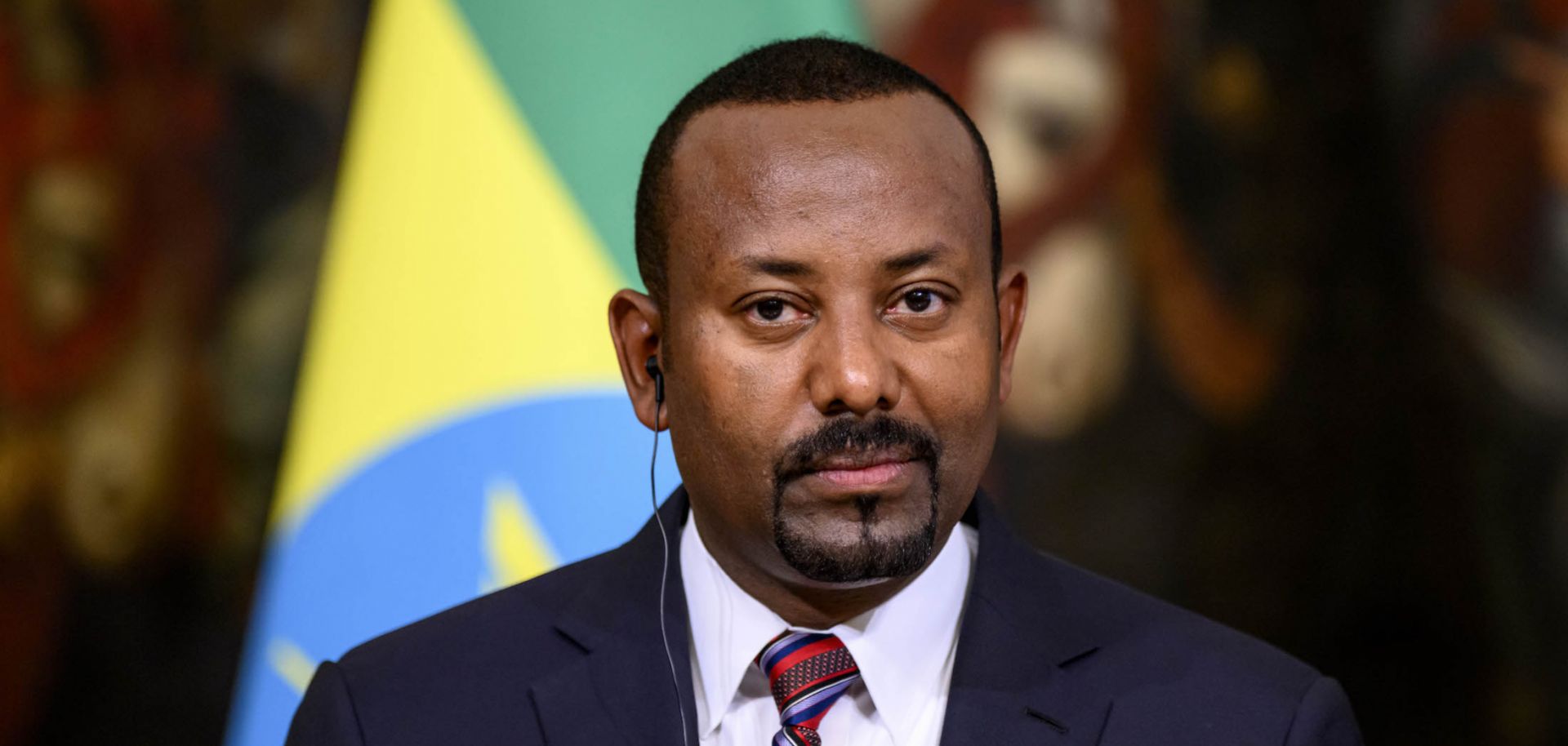 Ethiopian Prime Minister Abiy Ahmed attends a press conference in Rome, Italy, on Feb. 6, 2023. 