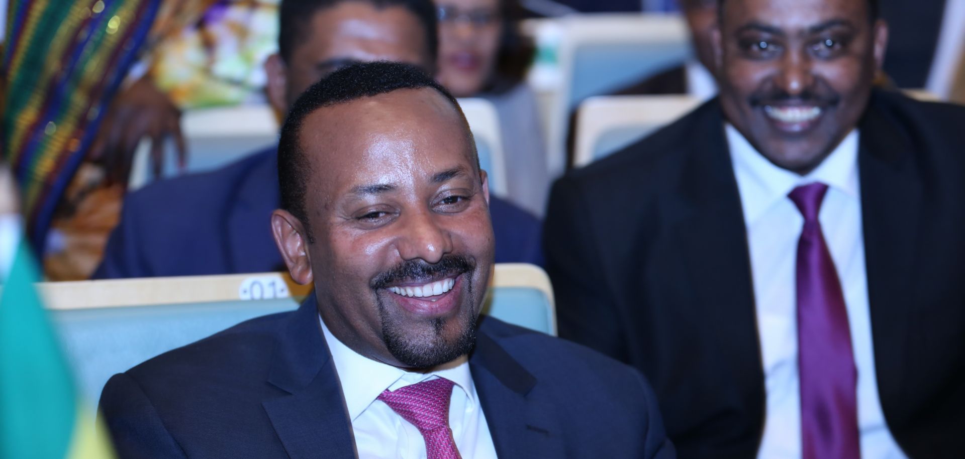 Ethiopian Prime Minister Abiy Ahmed meets with fellow African leaders in January 2019. 