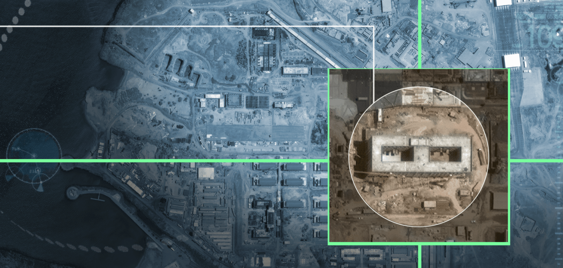 Satellite imagery from Djibouti shows that underground buildings and three layers of defense will protect Beijing's first permanent military facility abroad.