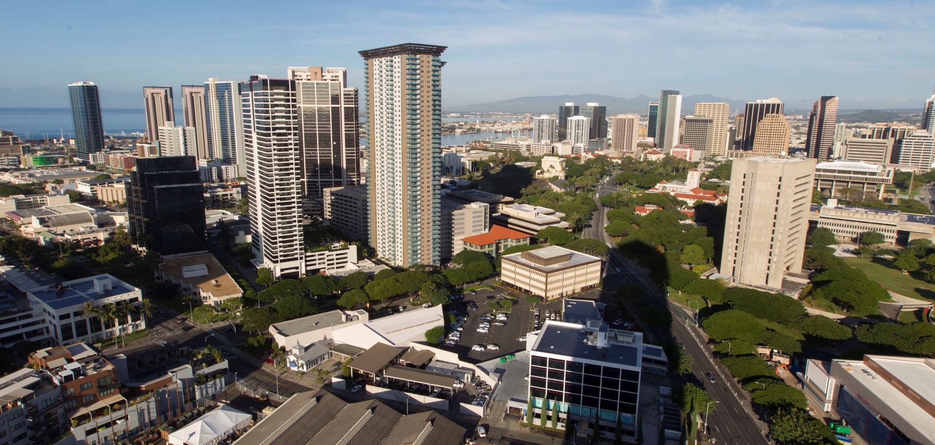 Honolulu, the capital of Hawaii, looked peaceful on the morning on Jan. 13, 2018, despite the emergency alert that many residents of the state received on their cellphones warning of an incoming missile.