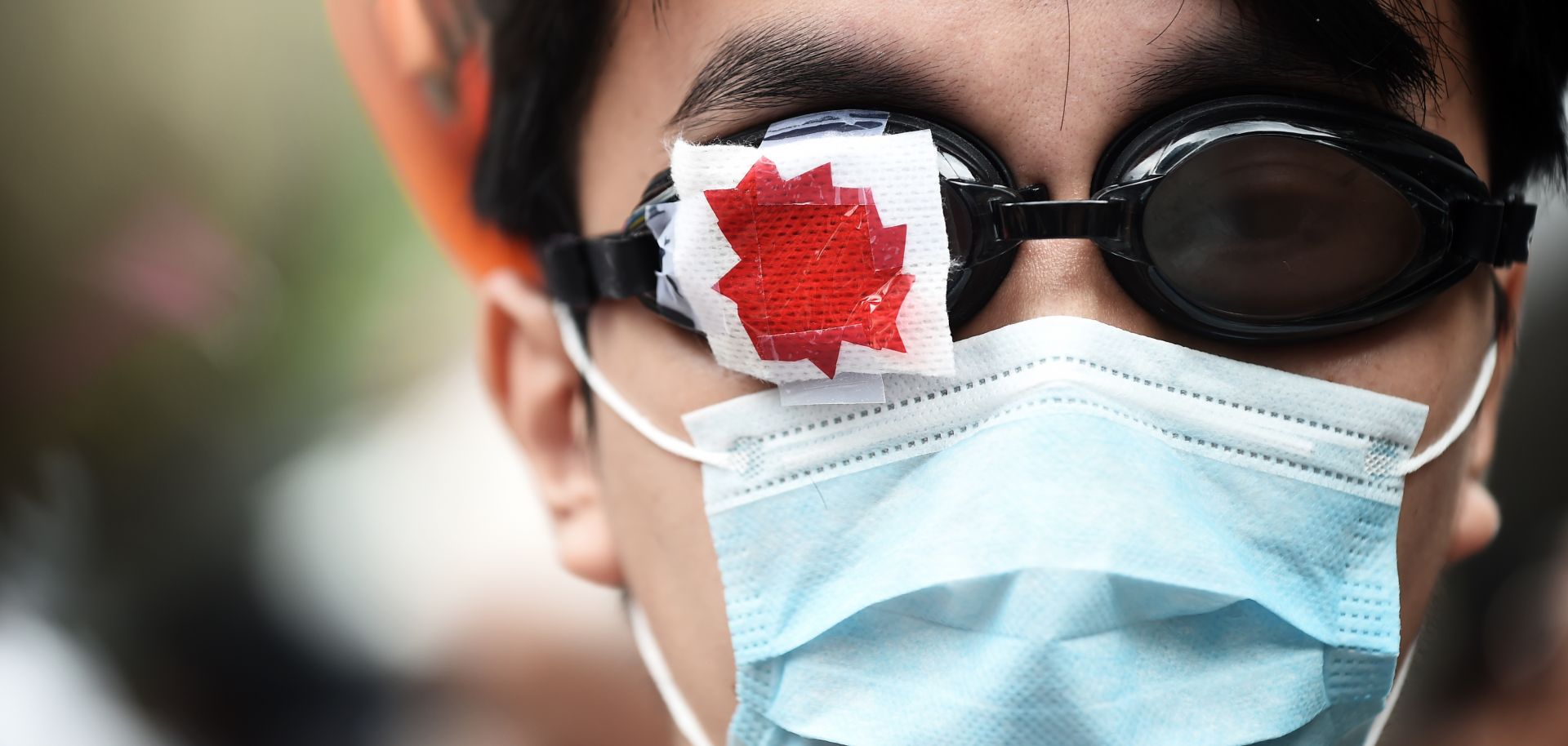 A protester attends a rally Aug. 23, 2019, at Chater Garden in Hong Kong. As protests become more geographically dispersed, frequent and violent, the chances of a direct intervention by Beijing are increasing.