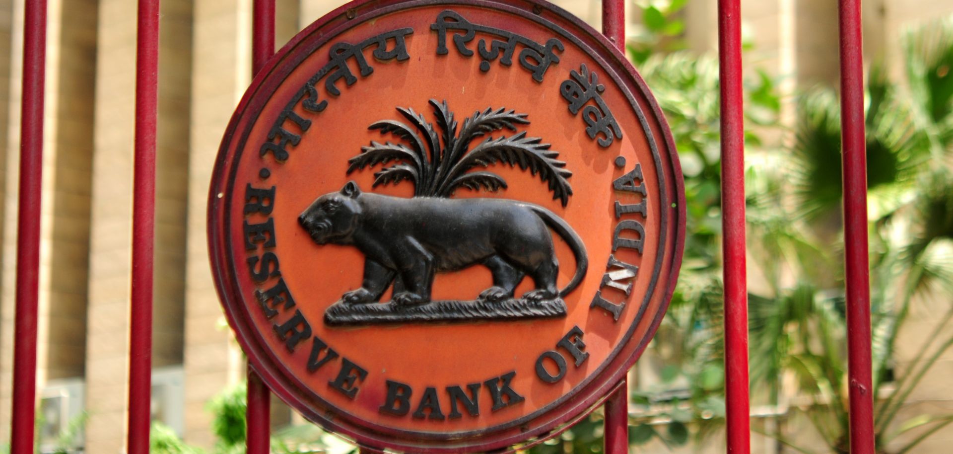The logo of the New Delhi-based Reserve Bank of India is seen in this May 3, 2013, photo.