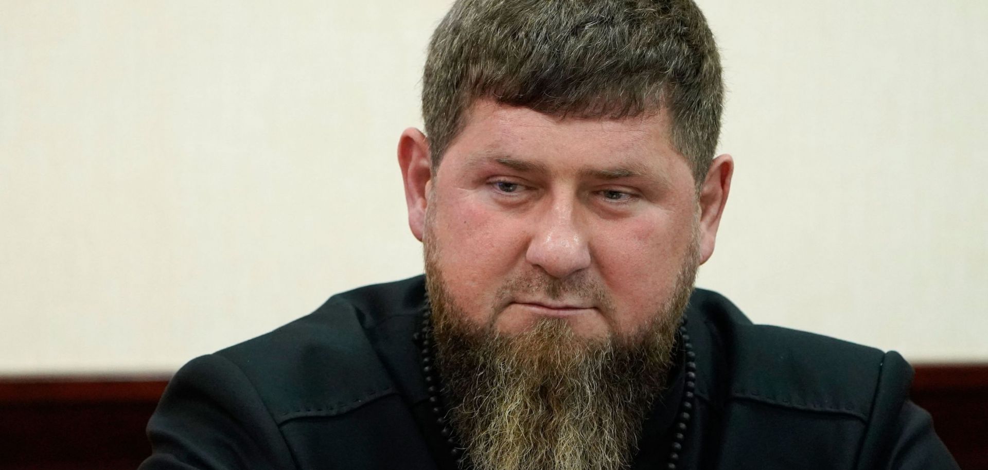 Chechen leader Ramzan Kadyrov attends a meeting of the Council on Interethnic Relations on May 19, 2023, in Pyatigorsk, Stavropol Krai region, Russia.