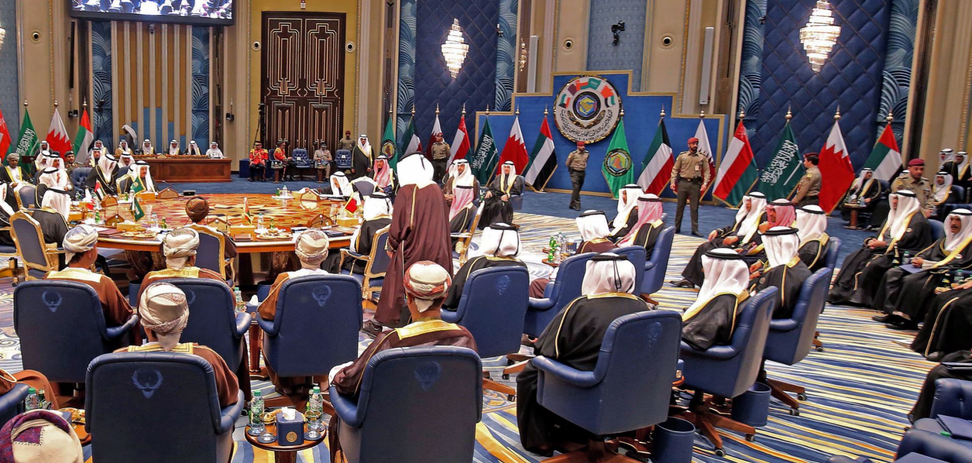 Gulf Cooperation Council leaders meet in Kuwait City on Dec. 5, 2017.