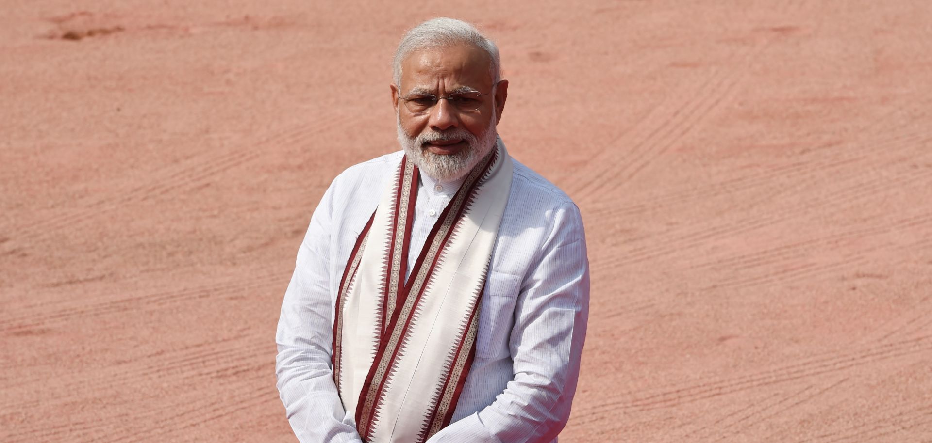 Indian Prime Minister Narendra Modi, looking quite content with himself