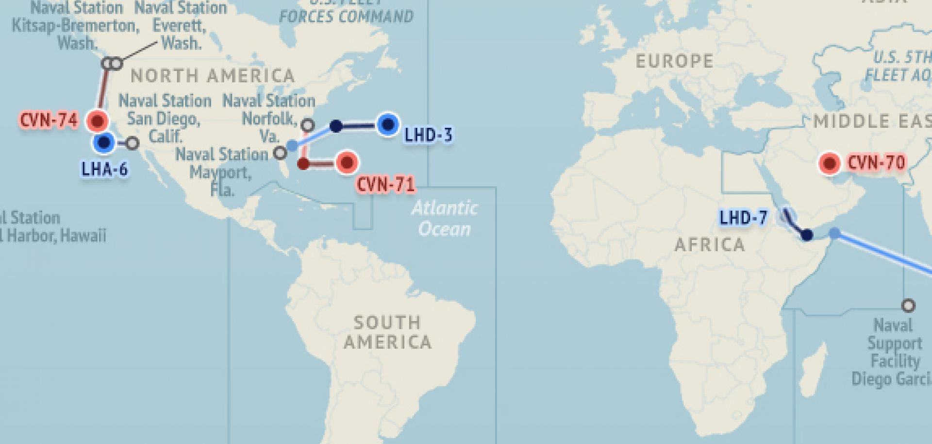 U.S. Naval Update Display Jan. 21, 2015