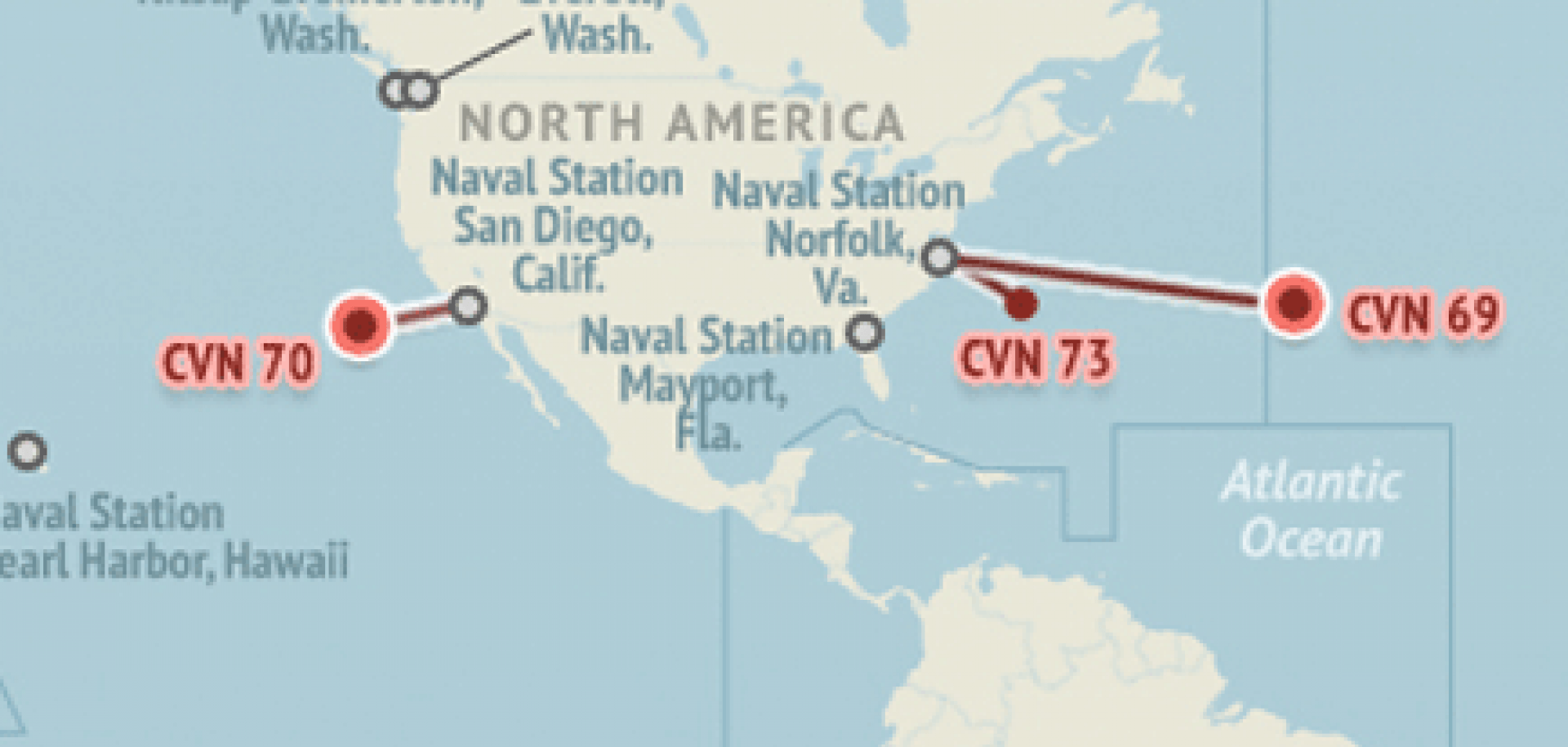 U.S. Naval Update Map: June 9, 2016