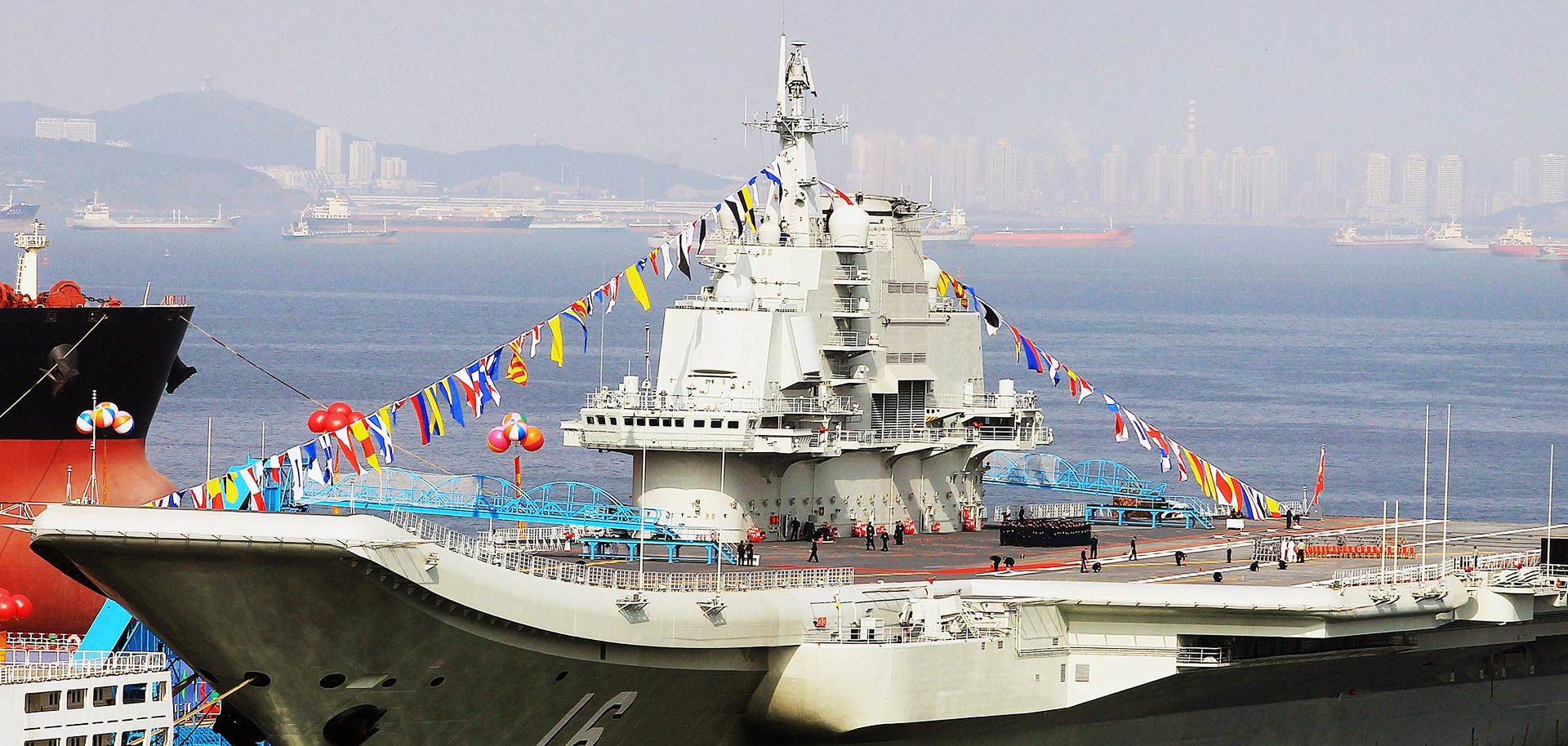 China's first aircraft carrier is docked in the northeastern Liaoning province. The Chinese navy will continue to increase its forays and deployments around the globe. After all, Beijing is doing all it can to build out a maritime presence commensurate with its status -- and logistics are the key.