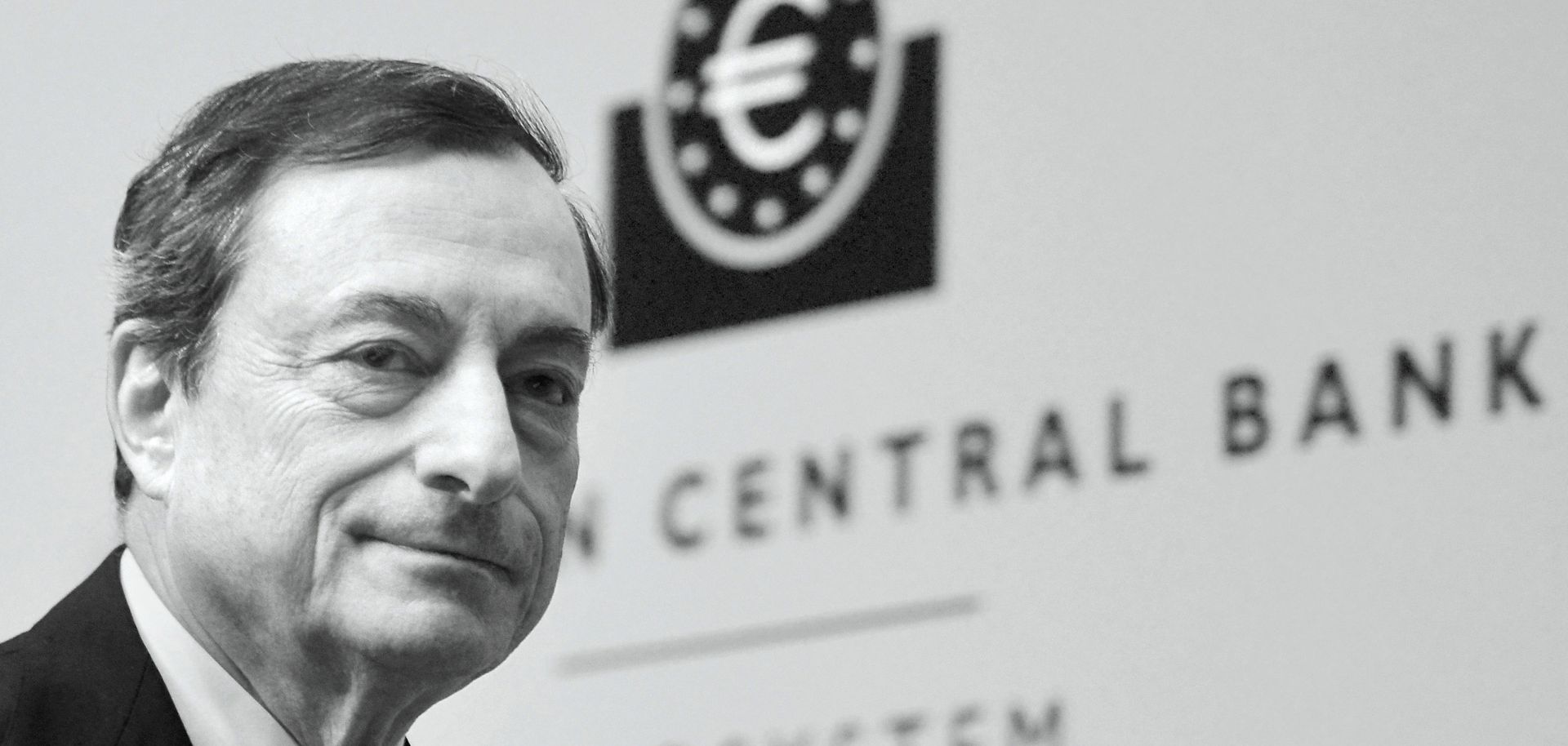 European Central Bank President Mario Draghi pictured during his first press conference following the monthly ECB board meeting in Frankfurt, Germany.