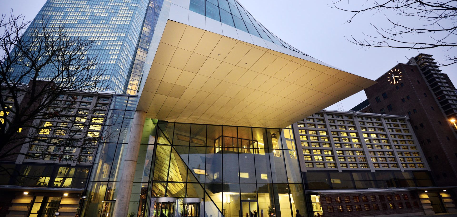 At the headquarters of the European Central Bank in Frankfurt, the bank's officials are mulling changes to its bond-buying regimen, which supports its quantitative easing program.