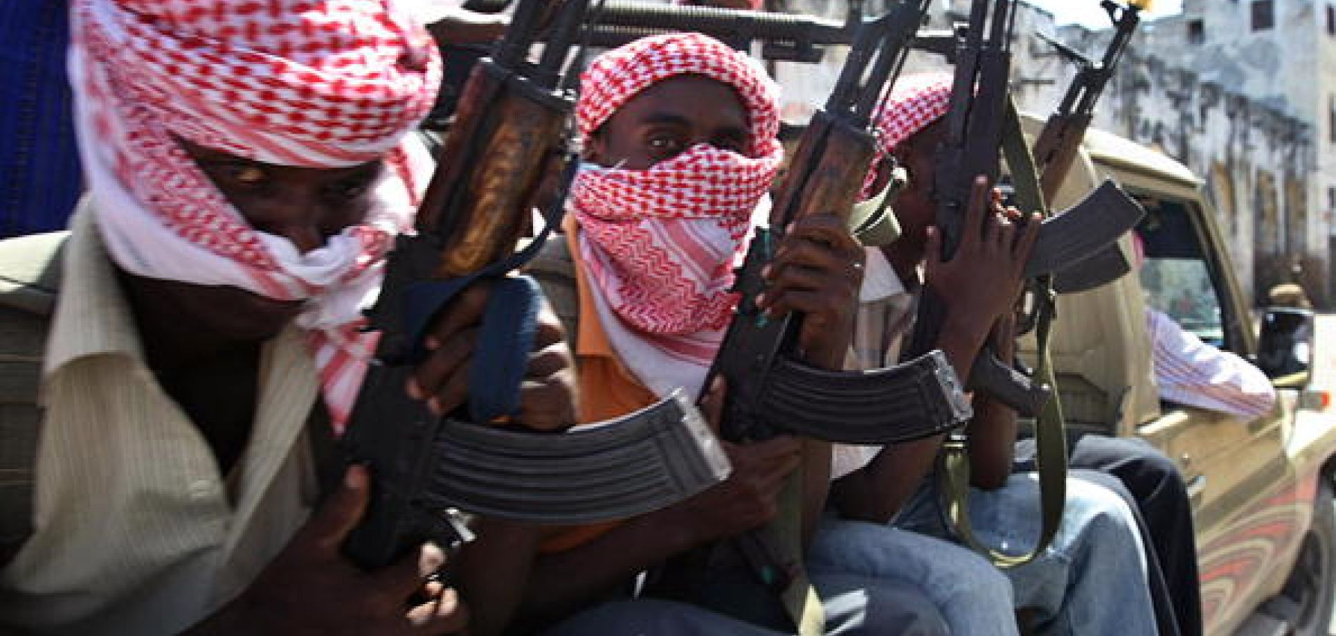 Islamist militants in Mogadishu on Feb. 19, 2009