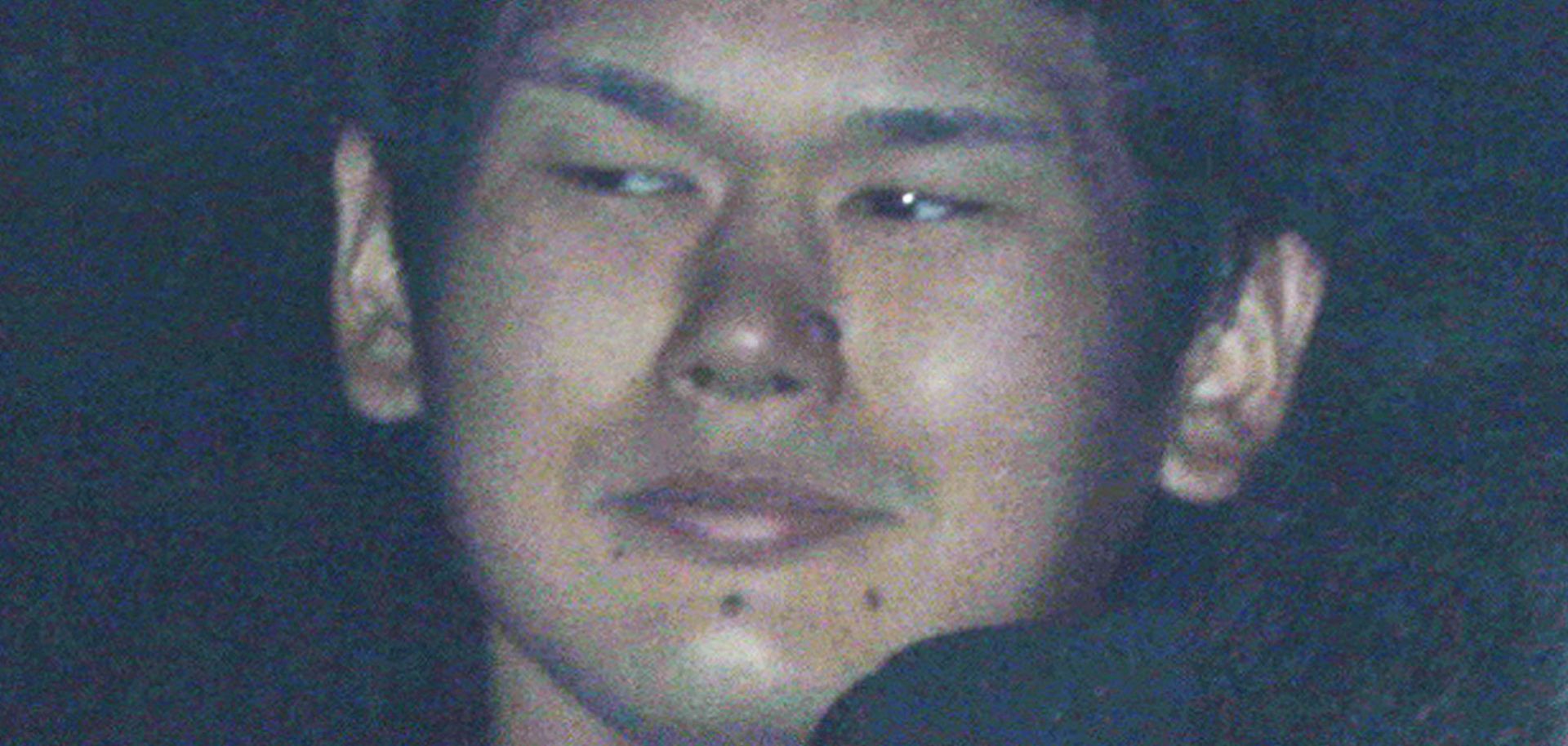 Tomohiro Iwazaki, 27, in Tokyo on May 23, 2016, after being arrested for stabbing Japanese pop star Mayu Tomita, whom he had allegedly stalked.