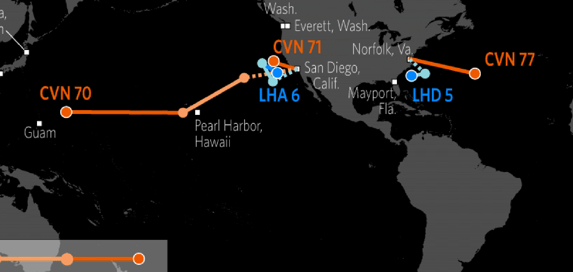 DISPLAY U.S. Naval Update Map: January 26, 2017