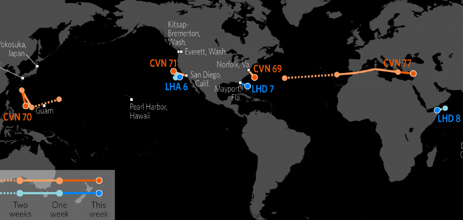 DISPLAY U.S. Naval Update Map: Feb. 16, 2017