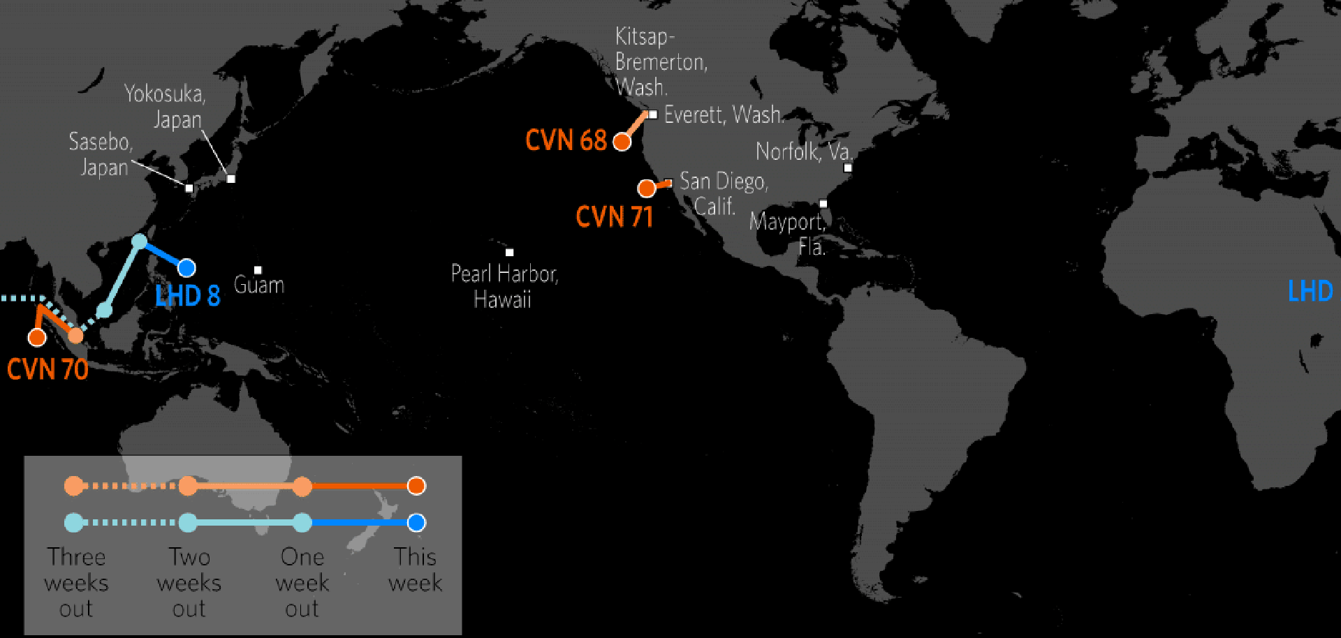 DISPLAY U.S. Naval Update Map: April 20, 2017