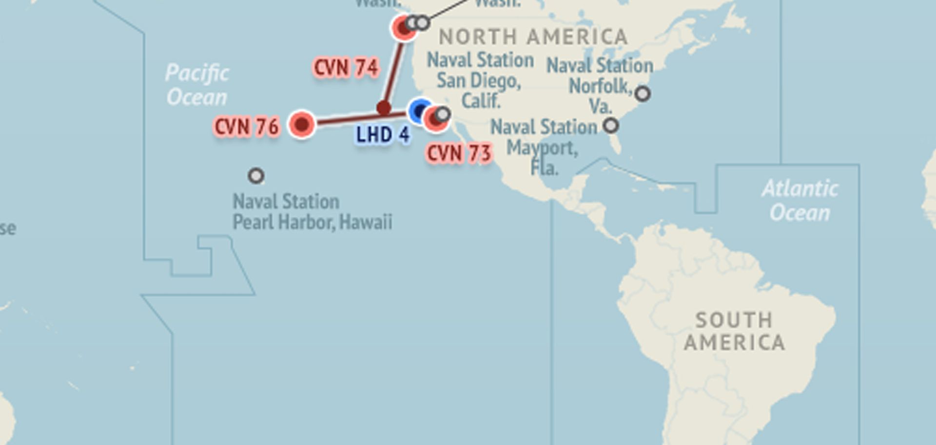 U.S. Naval Update Map: Sept. 3, 2015