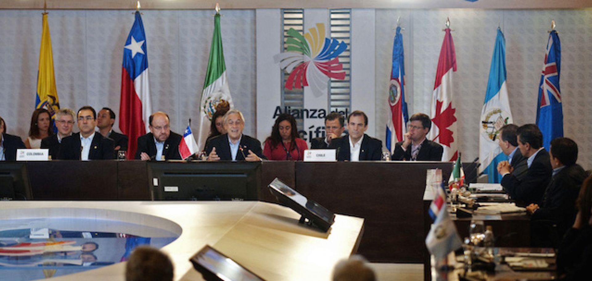 The Pacific Alliance presidential summit in Cali, Colombia, in May 2013.