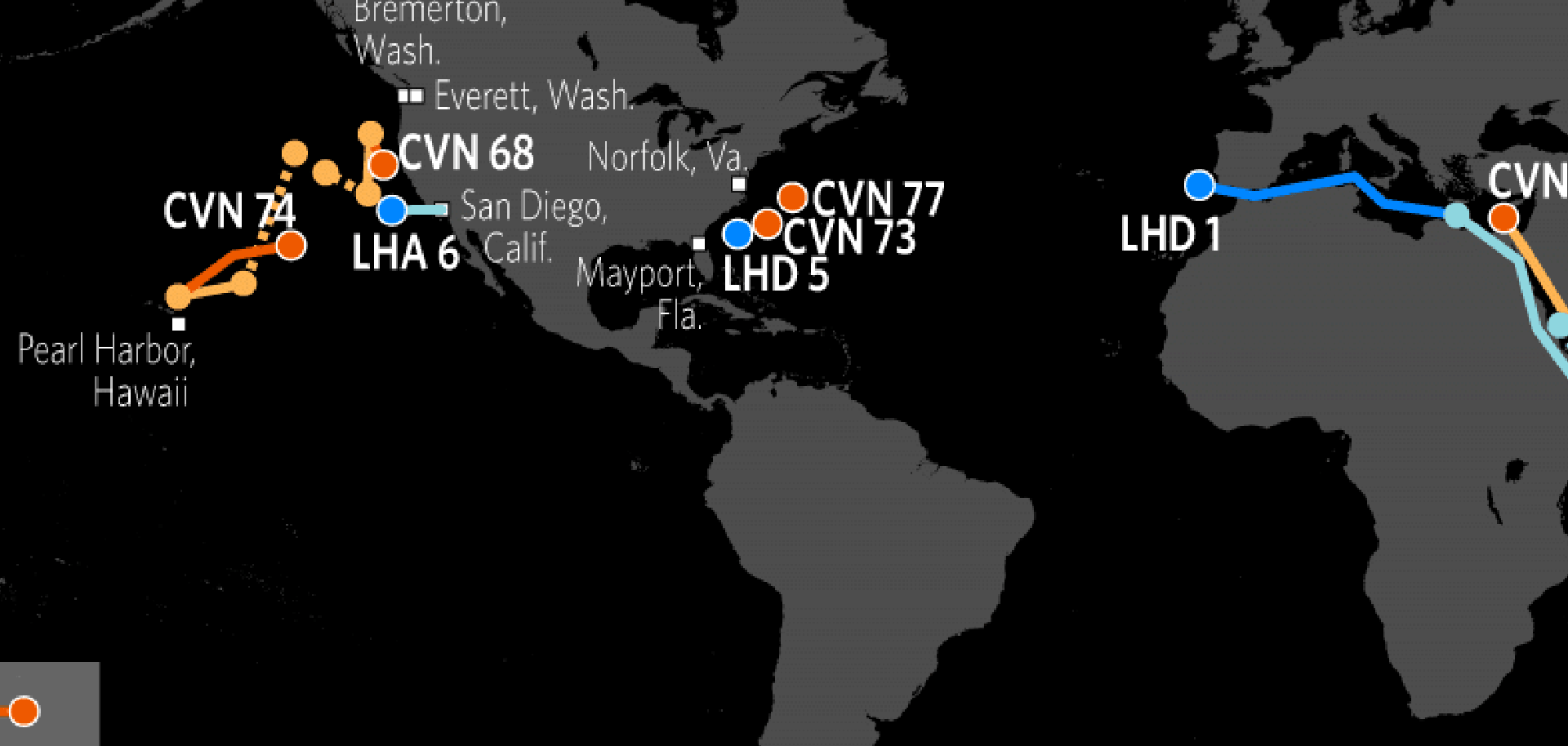 DISPLAY U.S. Naval Update Map: Dec. 15, 2016