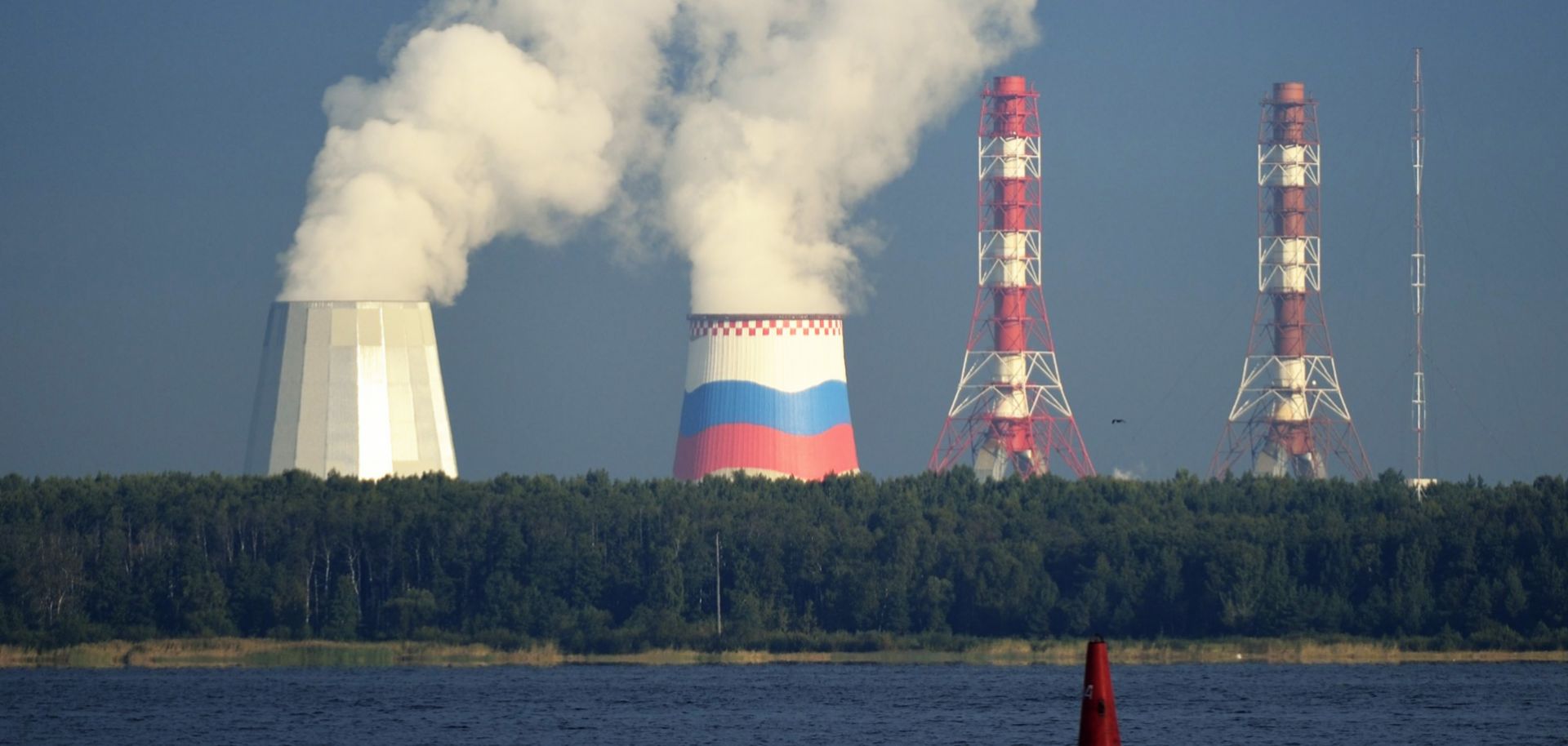 View of a Russian nuclear plant in St. Petersburg.