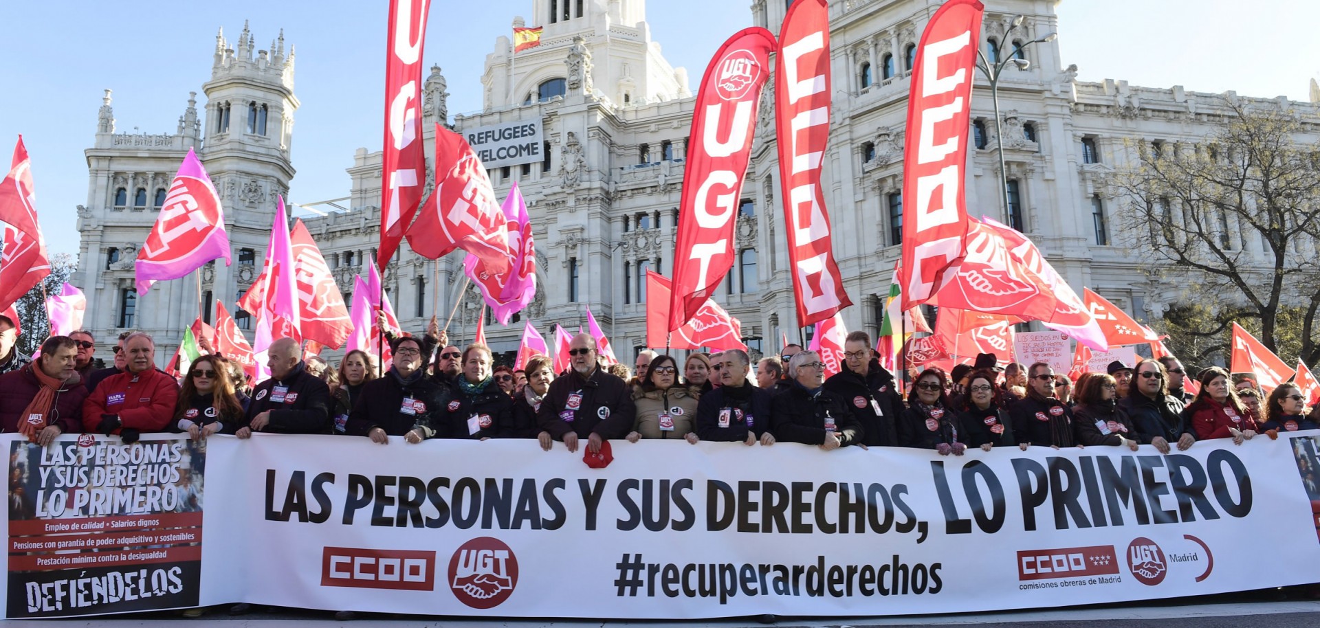 Unemployment protests in Spain