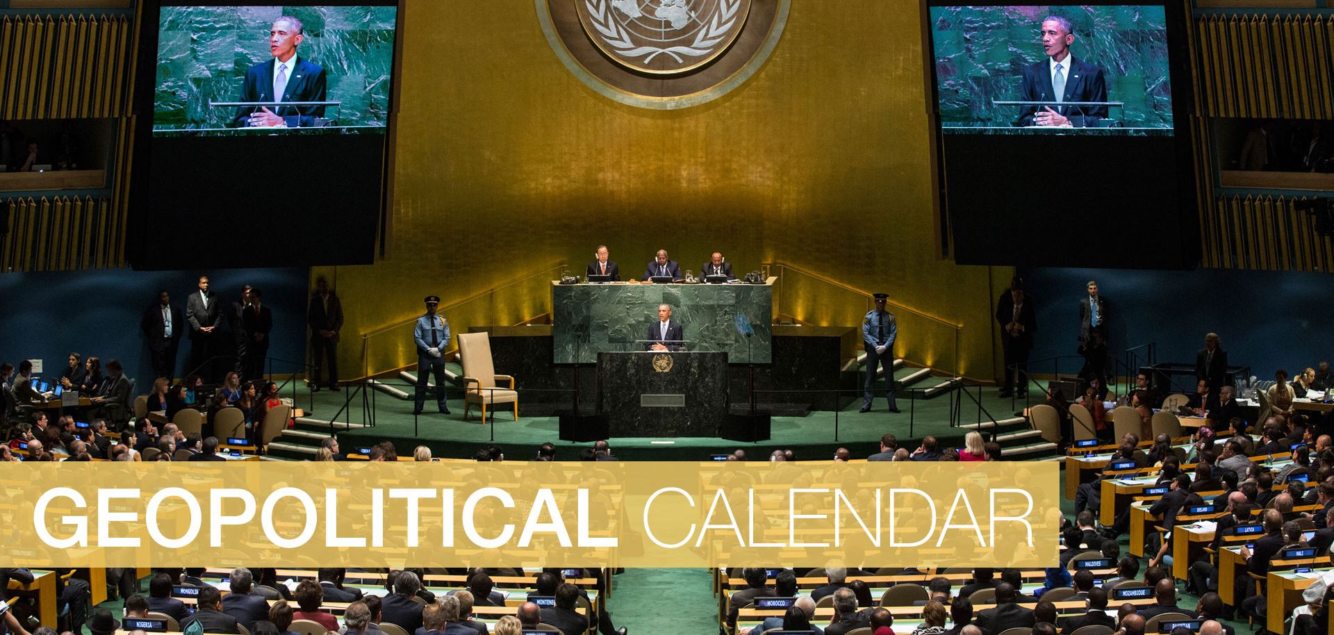 Geopolitical Calendar: Week of Sept. 19, 2016