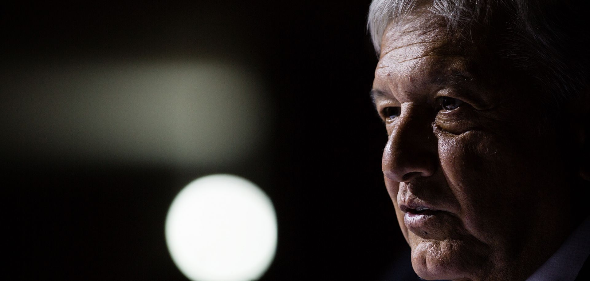 Mexican President-elect Andres Manuel Lopez Obrador addresses the media in Mexico City on July 5, 2018.