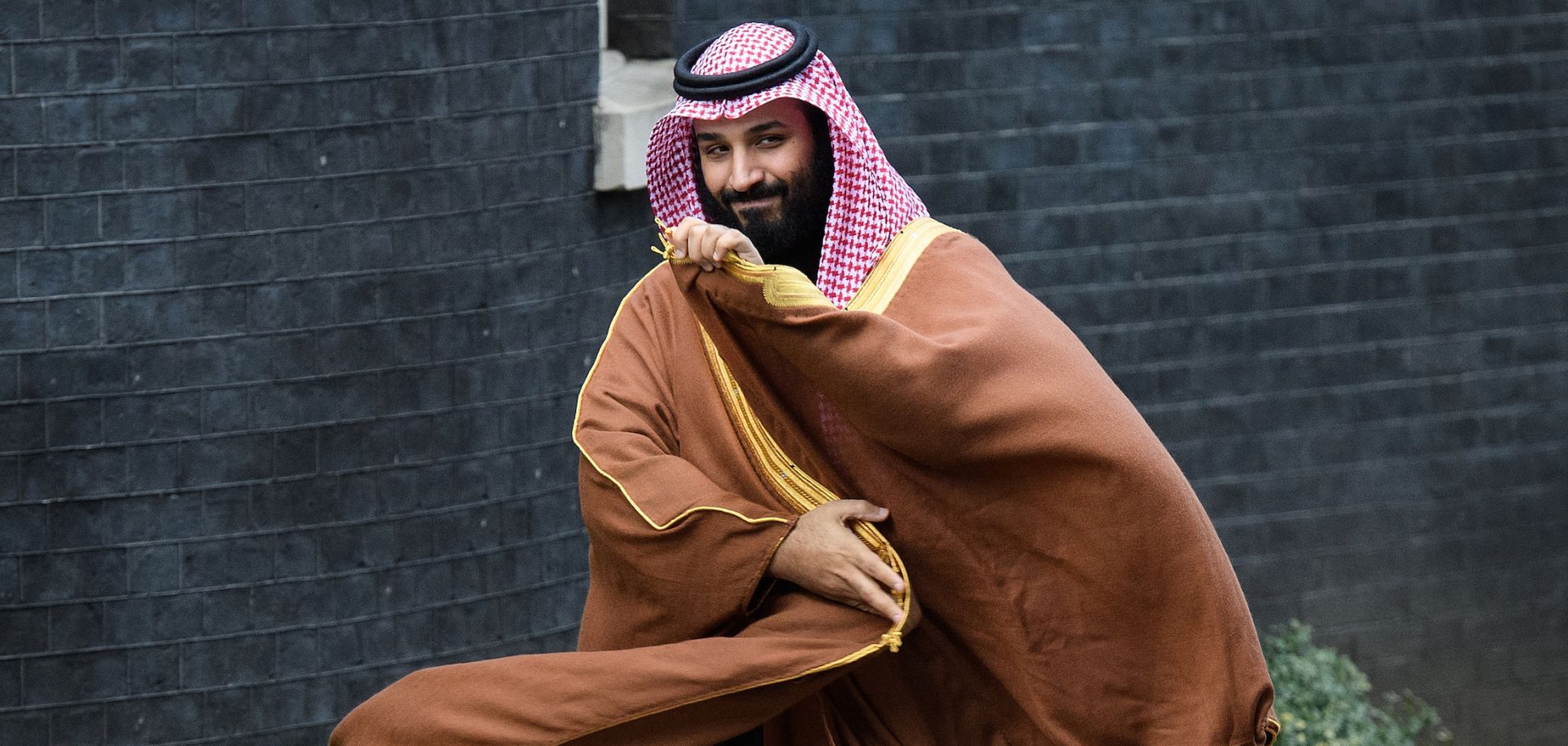 Saudi Crown Prince Mohammed bin Salman arrives for a meeting with British Prime Minister Theresa May in London on March 7, 2018.
