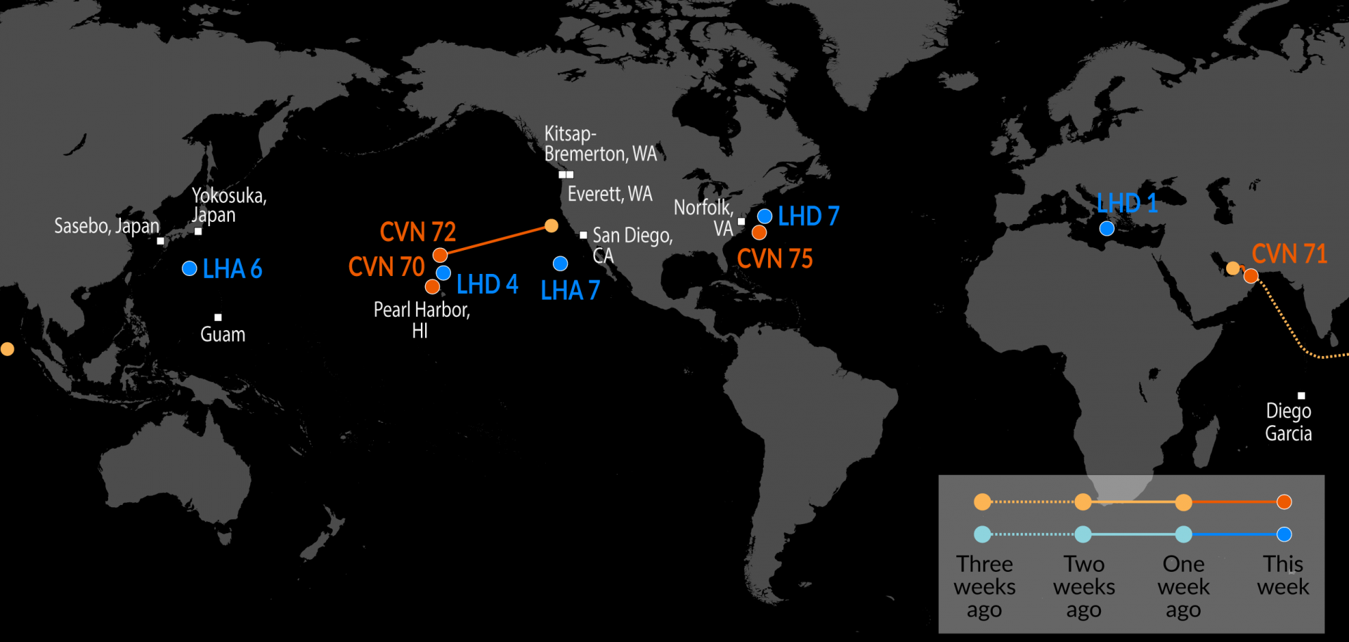 https://worldview.stratfor.com/sites/default/files/styles/2x1_full/public/naval-update-map-20240731-display.png?itok=c50I4KnB