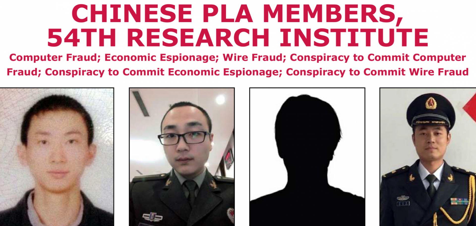 An FBI wanted poster listing four men allegedly behind the 2017 Equifax hack. The U.S. Department of Justice announced in a press release Feb. 10 that a federal grand jury in Atlanta had indicted four members of the Chinese People's Liberation Army in connection with the 2017 hack of the credit reporting agency Equifax.