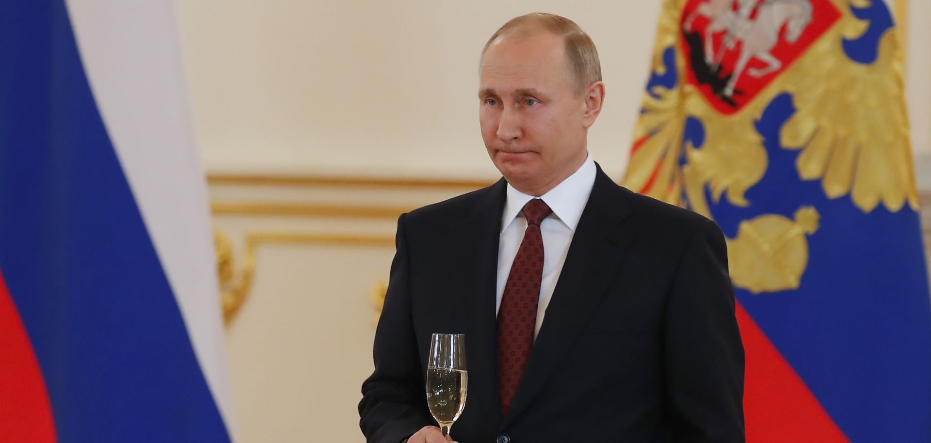 Russian President Vladimir Putin, shown here at the Kremlin in Moscow on April 11, 2018, begins his fourth term on May 7.