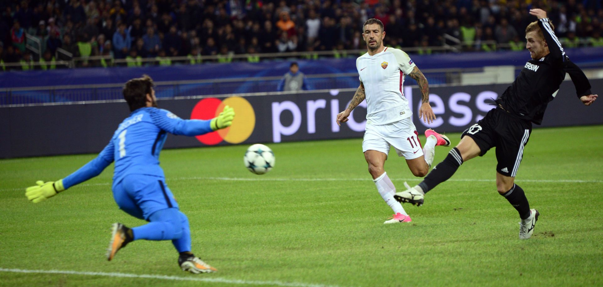 Azerbaijani team Qarabag Futbol Kulubu played host to the first European Champions League match in Baku last week.