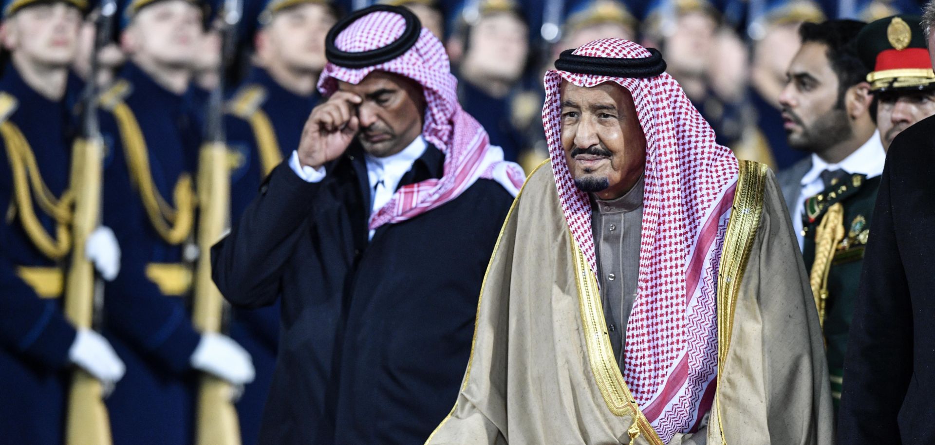 Saudi Arabia's King Salman in Moscow on Oct. 4.