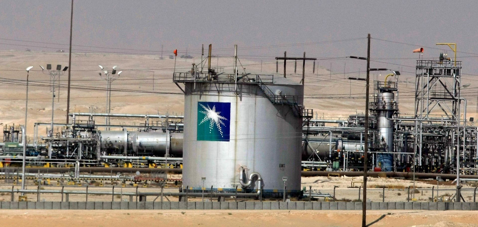 A Saudi Aramco oil facility in Dammam, about 450 kilometers east of Riyadh.