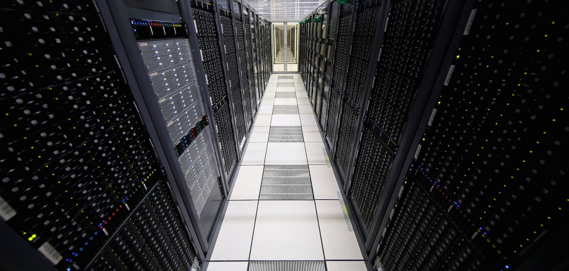 An image of CERN Data Centre and server farm on April 19, 2017 in Meyrin, Switzerland.