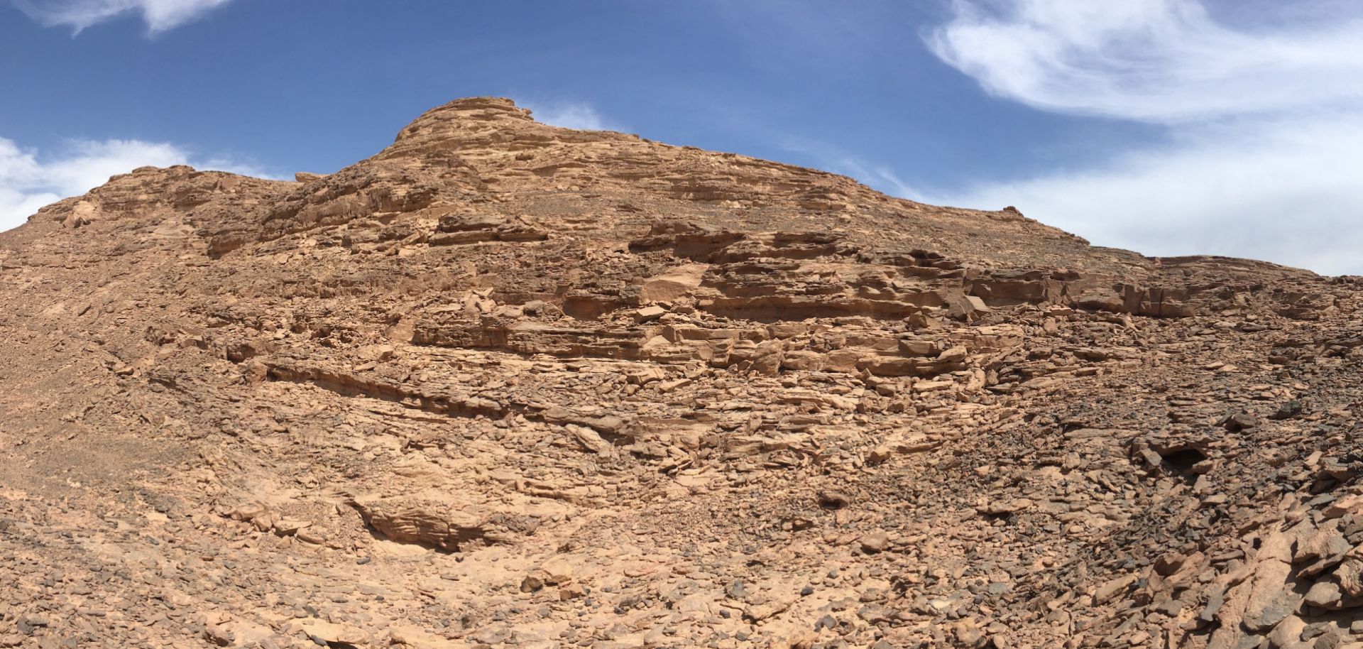 A view from the Sinai Trail, Egypt's first long-distance hiking trail.