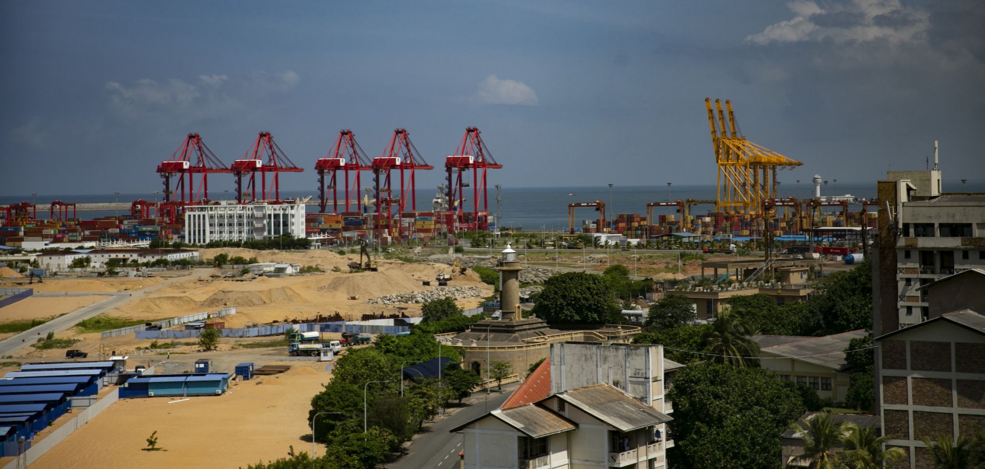 The Port of Colombo is seen on Oct. 19, 2021, in Colombo, Sri Lanka.