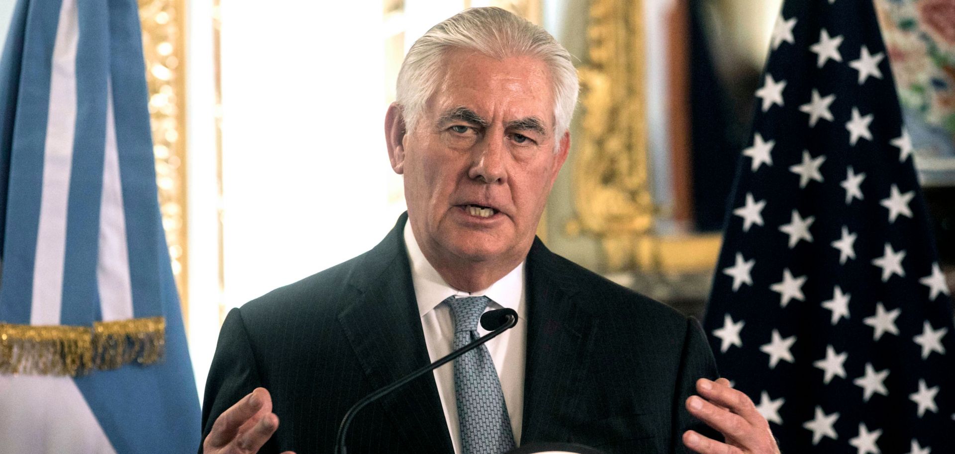 U.S. Secretary of State Rex Tillerson, during a Feb. 4 news conference in Buenos Aires, Argentina.