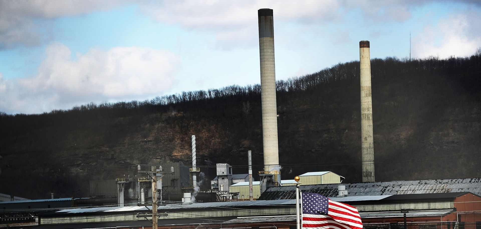 Claireton, Pennsylvania, is home to a U.S. Steel Corp. plant, depicted here. Pennsylvania's economy, the sixth-largest in the United States, is roughly the same size as that of Saudi Arabia.