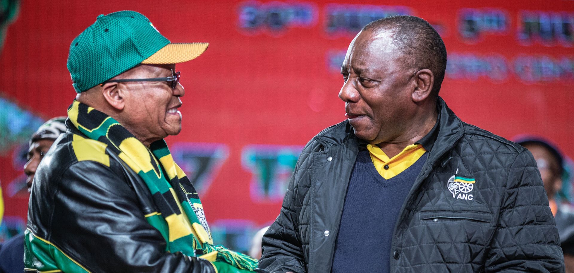 The fortunes of South African President Jacob Zuma, left, have looked bleak since the end of 2017, when the ANC elected Zuma's rival, Cyril Ramaphosa, right, as its new party president.