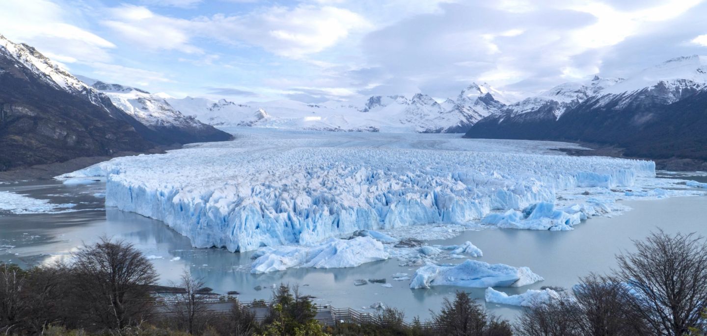 View of the Perito Moreno Glacier at Los Glaciares National Park near El Calafate, Santa Cruz province, Argentina, taken on June 8, 2025. View of the Perito Moreno Glacier at Los Glaciares National Park near El Calafate, Santa Cruz province, Argentina, taken on June 8, 2025.
