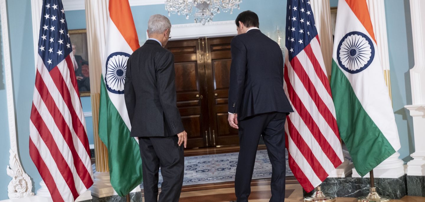 U.S. Secretary of State Marco Rubio meets with Indian External Affairs Minister Subrahmanyam Jaishankar on Feb. 3 in Washington.