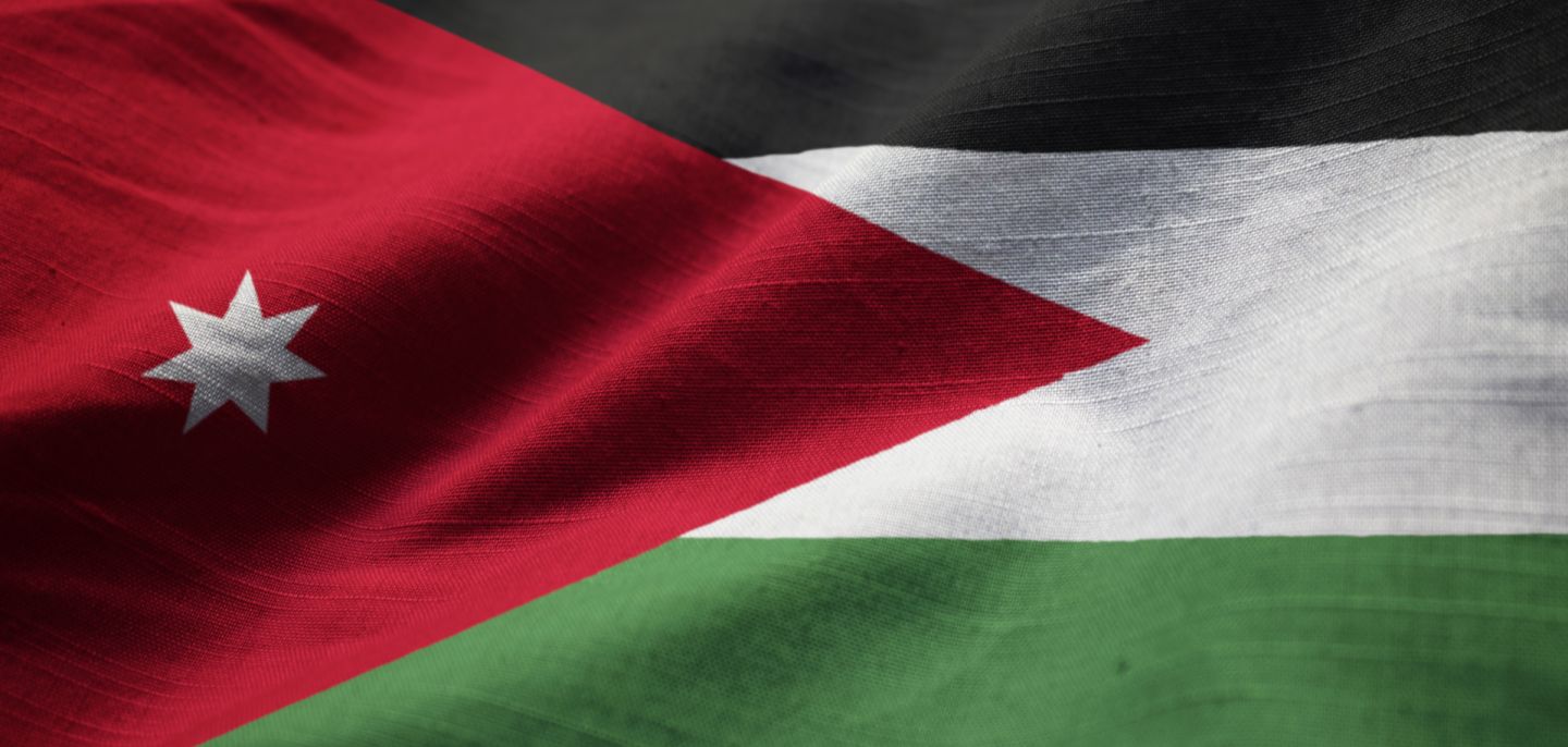The Jordanian Flag.