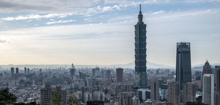 The Taipei 101 tower on Jan. 7, 2020, in Taipei, Taiwan. The Taipei 101 tower on Jan. 7, 2020, in Taipei, Taiwan.